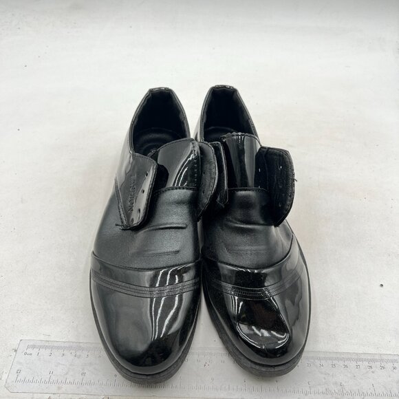 Black Men\'s Oxford Dress Shoes Plain Toe Lace-up Business Formal Work Shoes main image 5